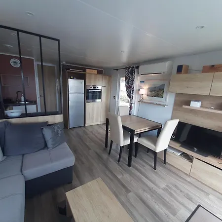 Serenity 565 Au Lac Des Reves-Camping 4 Etoiles-Mobil Home 3Ch-6Pl-Clim-Sdb- Wc Separe-Au Calme, Belle Vue Sur Le Lac, Sans Vis A Vis Lattes Exterior photo