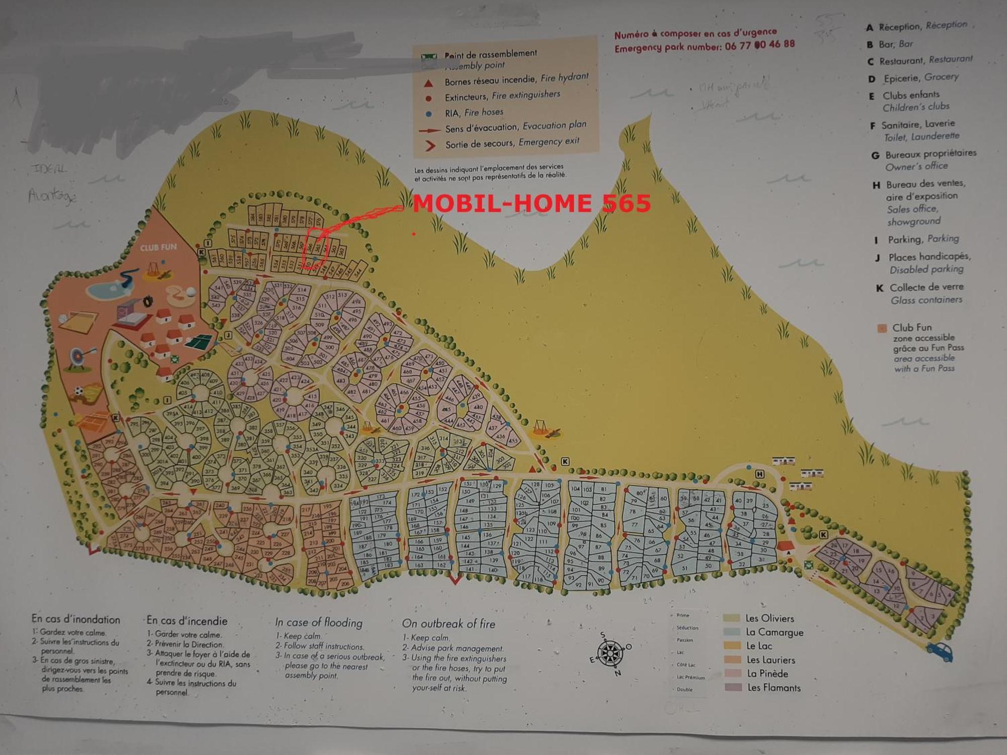 Parque de Campismo Serenity 565 Au Des Reves-camping 4 Etoiles-mobil 3ch-6pl-clim-sdb- Wc Separe-au Calme, Belle Vue Sur Le Lac, Sans Vis A Vis Lattes